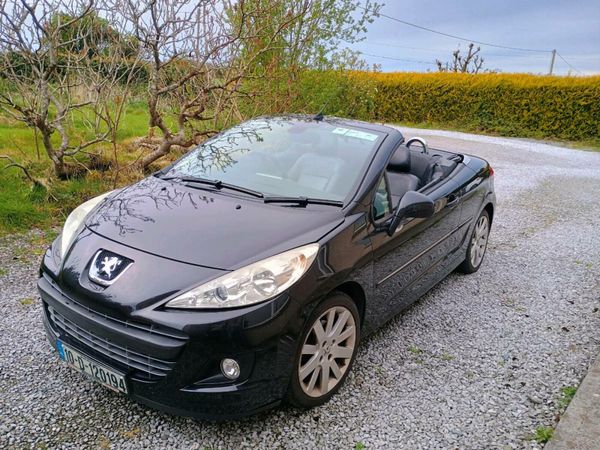 Peugeot 207 Convertible, Diesel, 2010, Black
