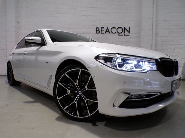 BMW 5-Series Saloon, Diesel, 2017, White