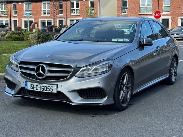 Mercedes-Benz E-Class Saloon, Diesel Hybrid, 2015, Silver
