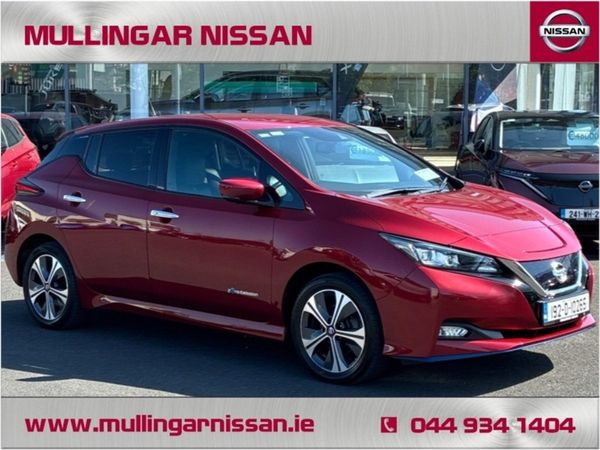 Nissan Leaf Hatchback, Electric, 2019, Red
