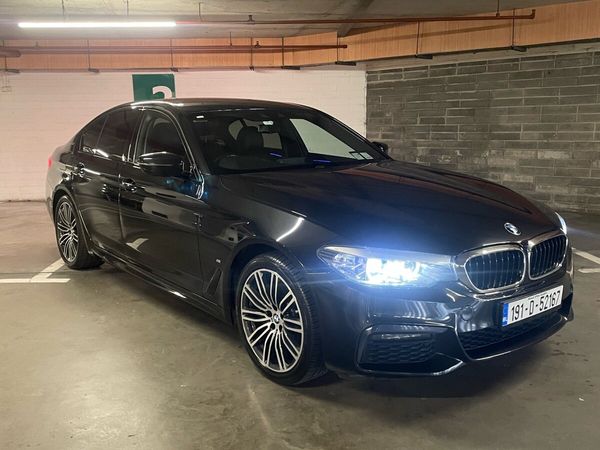 BMW 5-Series Saloon, Petrol Plug-in Hybrid, 2019, Black