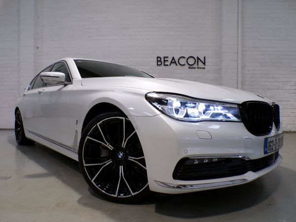 BMW 7-Series Saloon, Petrol Plug-in Hybrid, 2016, White