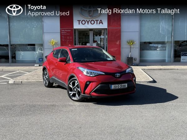 Toyota C-HR SUV, Petrol Hybrid, 2023, Red