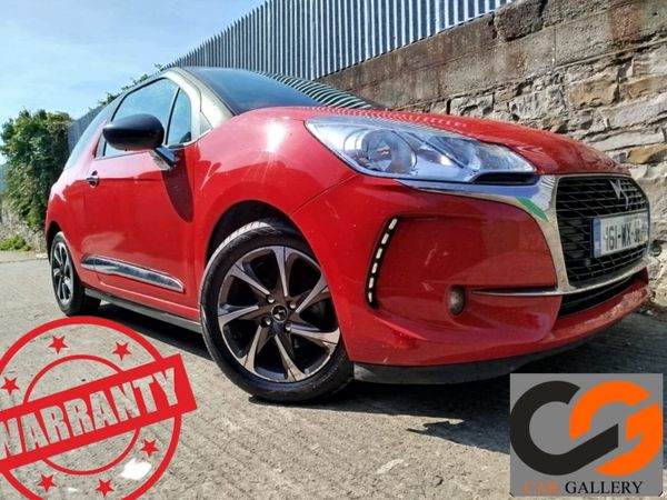 DS Automobiles DS 3 Hatchback, Diesel, 2016, Red