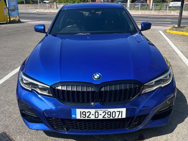BMW 3-Series Saloon, Petrol Plug-in Hybrid, 2019, Blue