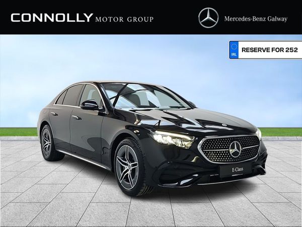 Mercedes-Benz E-Class Saloon, Diesel Plug-in Hybrid, 2025, Black