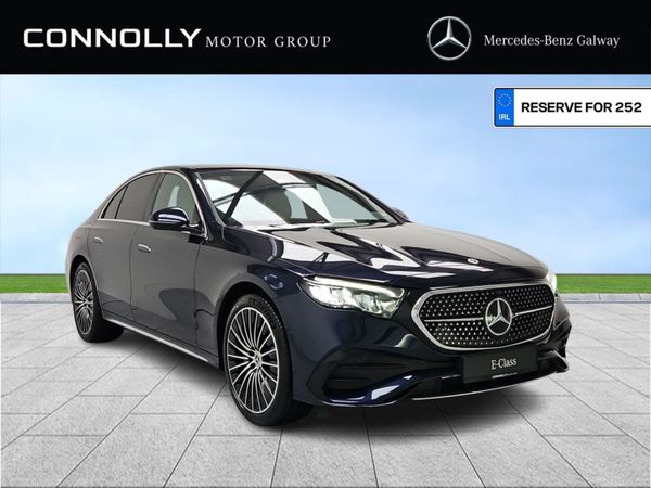 Mercedes-Benz E-Class Saloon, Diesel Plug-in Hybrid, 2025, Blue