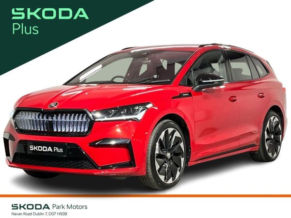 Skoda Enyaq Estate, Electric, 2023, Red
