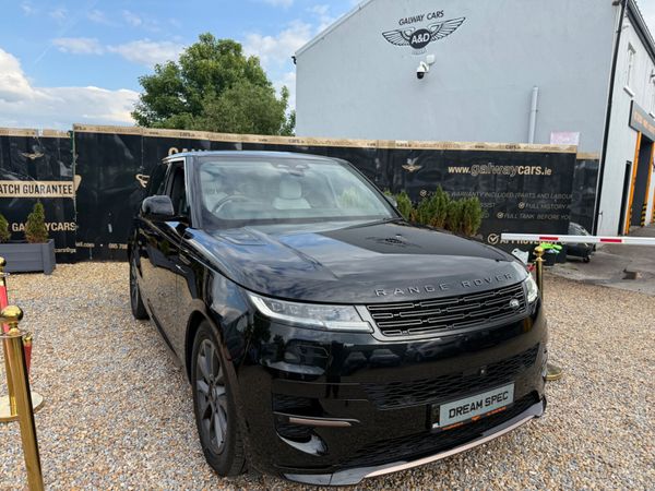 Land Rover Range Rover Sport SUV, Petrol Hybrid, 2023, Black