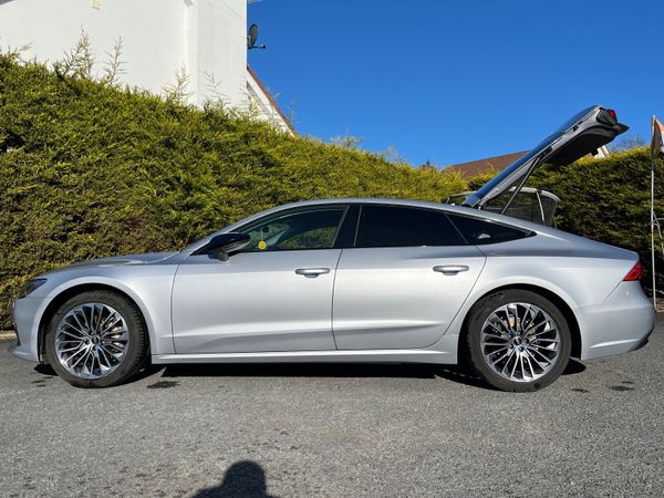 Audi A7 Hatchback, Diesel Hybrid, 2022, Silver