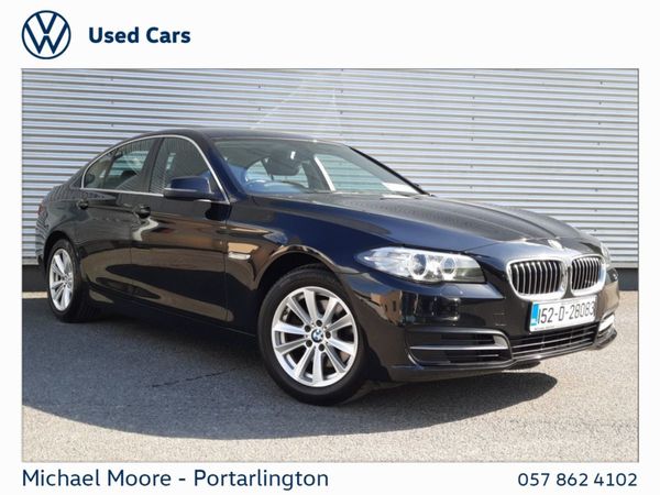 BMW 5-Series Saloon, Diesel, 2015, Black