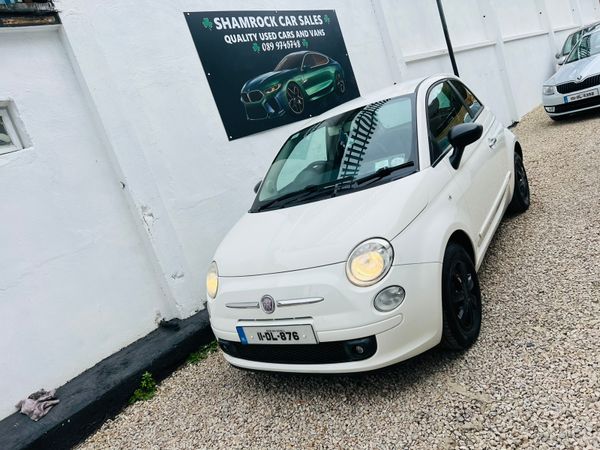 Fiat 500 Hatchback, Petrol, 2011, White