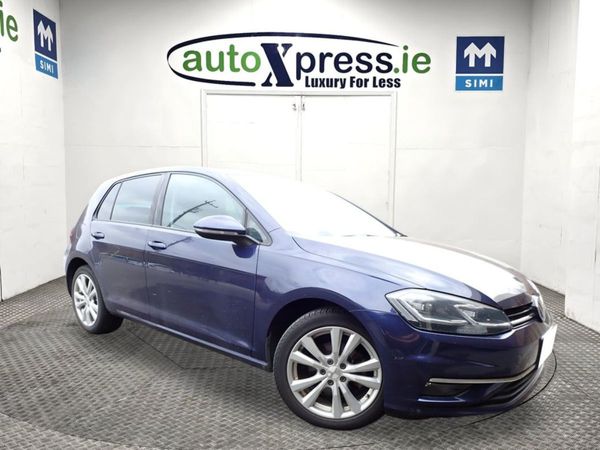 Volkswagen Golf Hatchback, Petrol, 2018, Blue