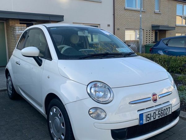 Fiat 500 Hatchback, Petrol, 2015, White