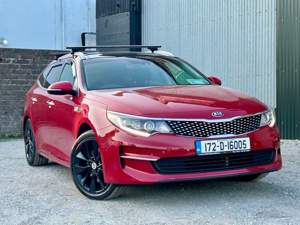 Kia Optima Estate/Jeep, Diesel, 2017, Red