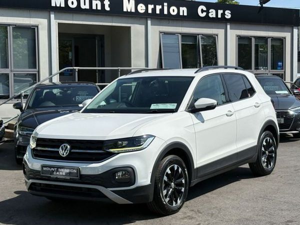 Volkswagen T-Cross SUV, Petrol, 2020, White