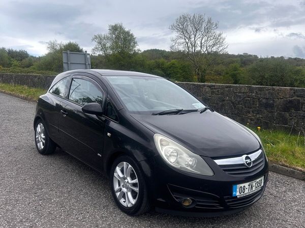 Opel Corsa Hatchback, Petrol, 2008, Black