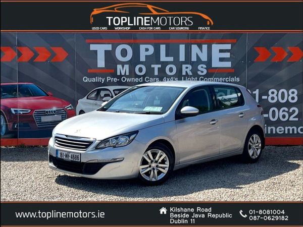 Peugeot 308 Hatchback, Diesel, 2016, Silver