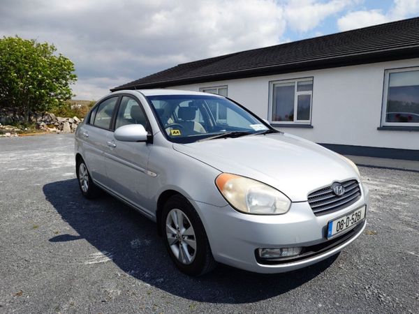 Hyundai Accent Saloon, Petrol, 2008, Silver