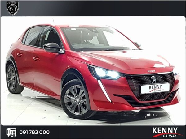 Peugeot 208 Hatchback, Electric, 2022, Red