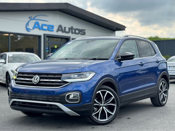 Volkswagen T-Cross Hatchback, Petrol, 2020, Blue