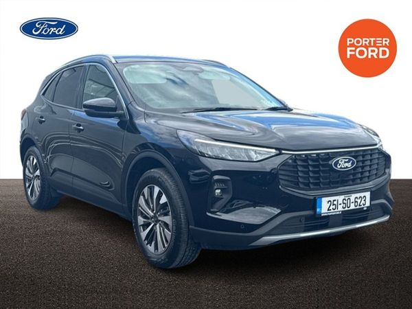 Ford Kuga SUV, Petrol Plug-in Hybrid, 2025, Black