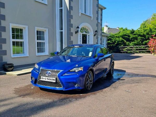 Lexus IS Saloon, Petrol Hybrid, 2016, Blue
