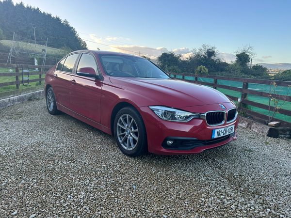 BMW 3-Series Saloon, Diesel, 2018, Red