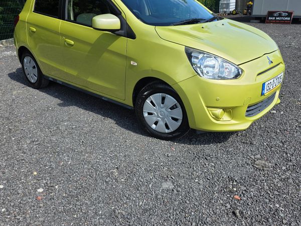 Mitsubishi Mirage Hatchback, Petrol, 2013, Yellow