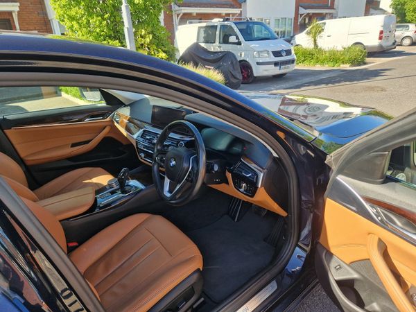 BMW 5-Series Saloon, Diesel, 2019, Blue