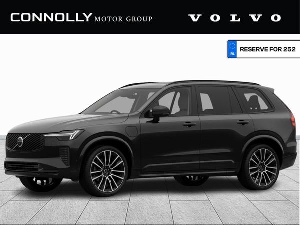 Volvo XC90 SUV, Petrol Plug-in Hybrid, 2025, Black