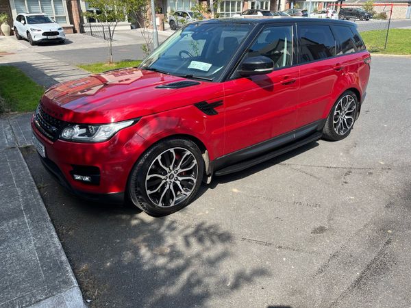 Land Rover Range Rover Sport SUV, Diesel, 2017, Red