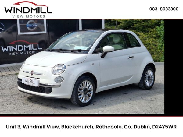 Fiat 500 Hatchback, Petrol, 2015, White