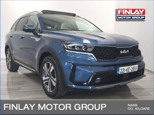 Kia Sorento SUV, Petrol Plug-in Hybrid, 2022, Blue