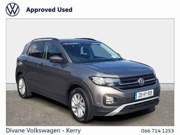 Volkswagen T-Cross Hatchback, Petrol, 2020, Grey
