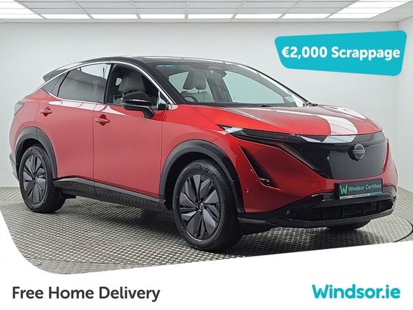 Nissan Ariya MPV, Electric, 2023, Red