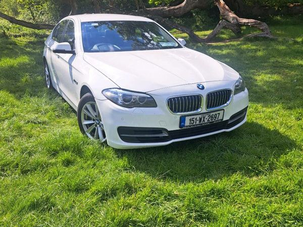 BMW 5-Series Saloon, Diesel, 2015, White
