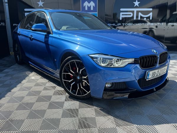 BMW 3-Series Saloon, Petrol Plug-in Hybrid, 2018, Blue