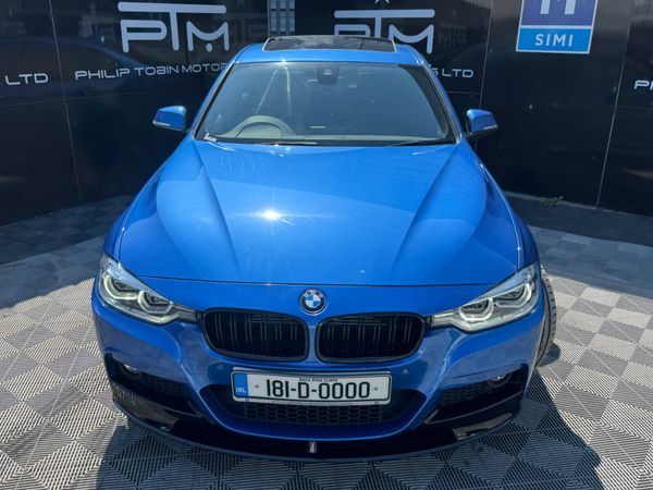BMW 3-Series Saloon, Petrol Plug-in Hybrid, 2018, Blue
