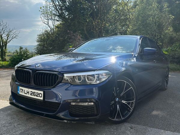 BMW 5-Series Saloon, Diesel, 2017, Blue