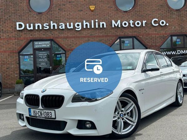 BMW 5-Series Saloon, Diesel, 2015, White
