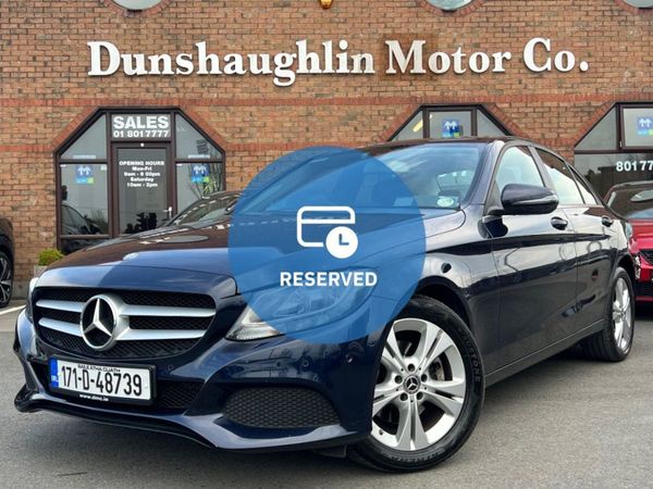 Mercedes-Benz C-Class Saloon, Diesel, 2017, Blue