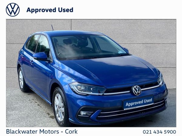 Volkswagen Polo Hatchback, Petrol, 2022, Blue
