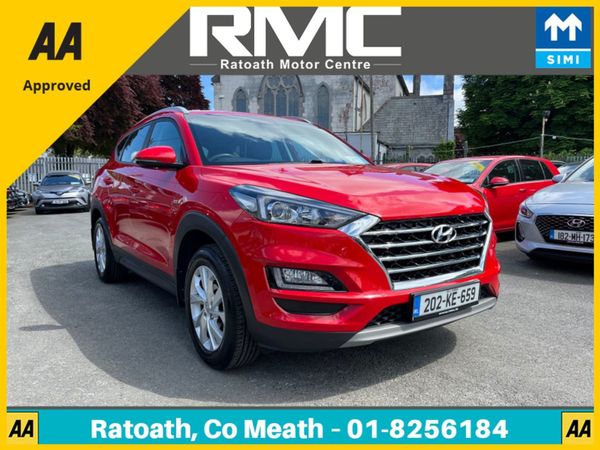 Hyundai Tucson SUV, Diesel Hybrid, 2020, Red
