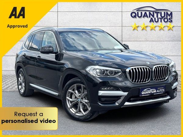 BMW X3 SUV, Petrol Plug-in Hybrid, 2021, Black