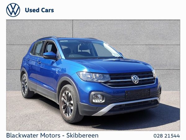 Volkswagen T-Cross SUV, Petrol, 2020, Blue