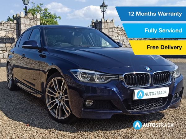 BMW 3-Series Saloon, Petrol Plug-in Hybrid, 2017, Blue