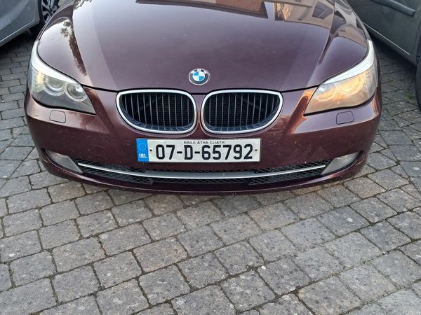 BMW 5-Series Saloon, Diesel, 2007, Red