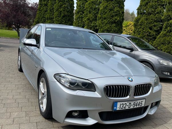 BMW 5-Series Saloon, Diesel, 2013, Silver