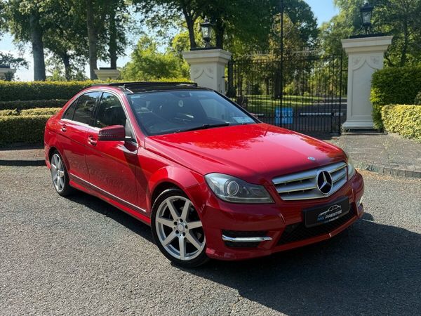 Mercedes-Benz C-Class Saloon, Diesel, 2013, Red